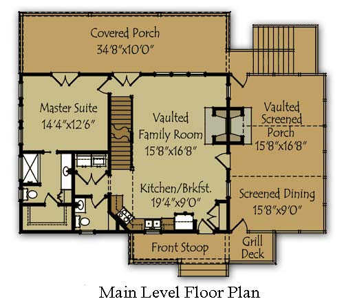 Small Mountain Cabin Plan By Max Fulbright Designs