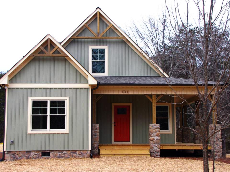 2 Bedroom Cabin Plan With Covered Porch Little River Cabin