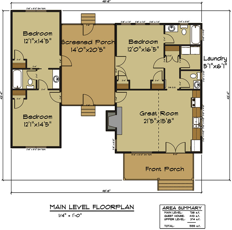 Diana s Dog Trot Dogtrot Cabin Floor Plan