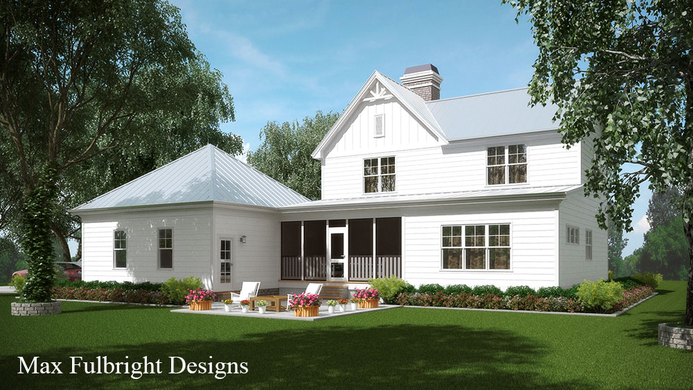 2 Story House Plan With Covered Front Porch