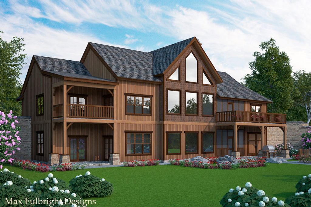 Dogtrot House Plan - Large breathtaking Dog Trot style floor plan