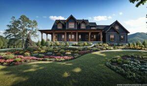 2 story 4 bedroom country farmhouse style bluebrint