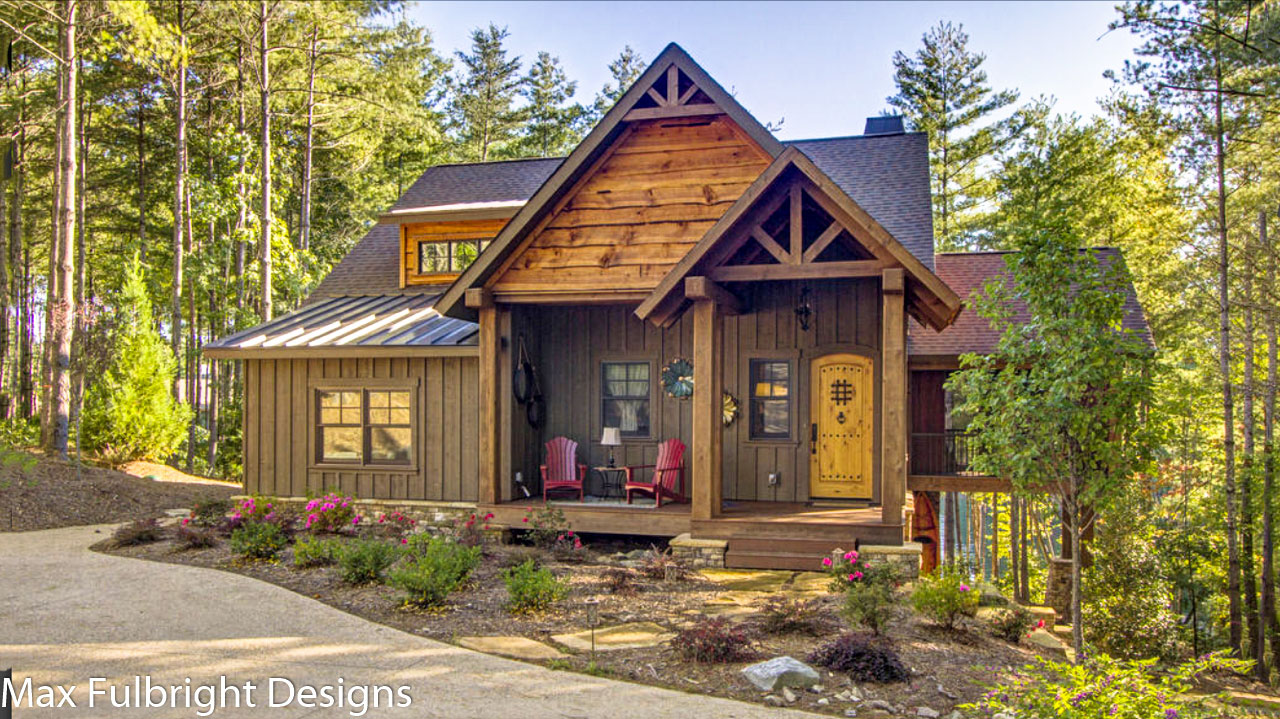 blowing rock cottage rustic mountain house plan