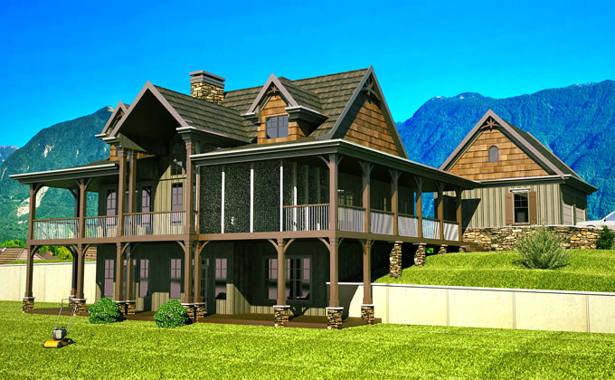 mountain house plan with loft banner elk 2