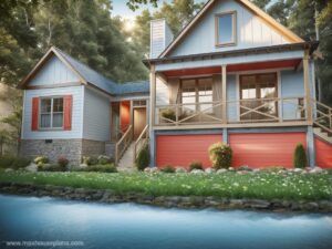 riverfront dogtrot style house plan design