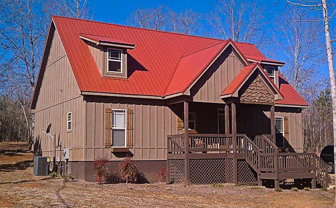 small cabin plan with screened porch narrow lot1