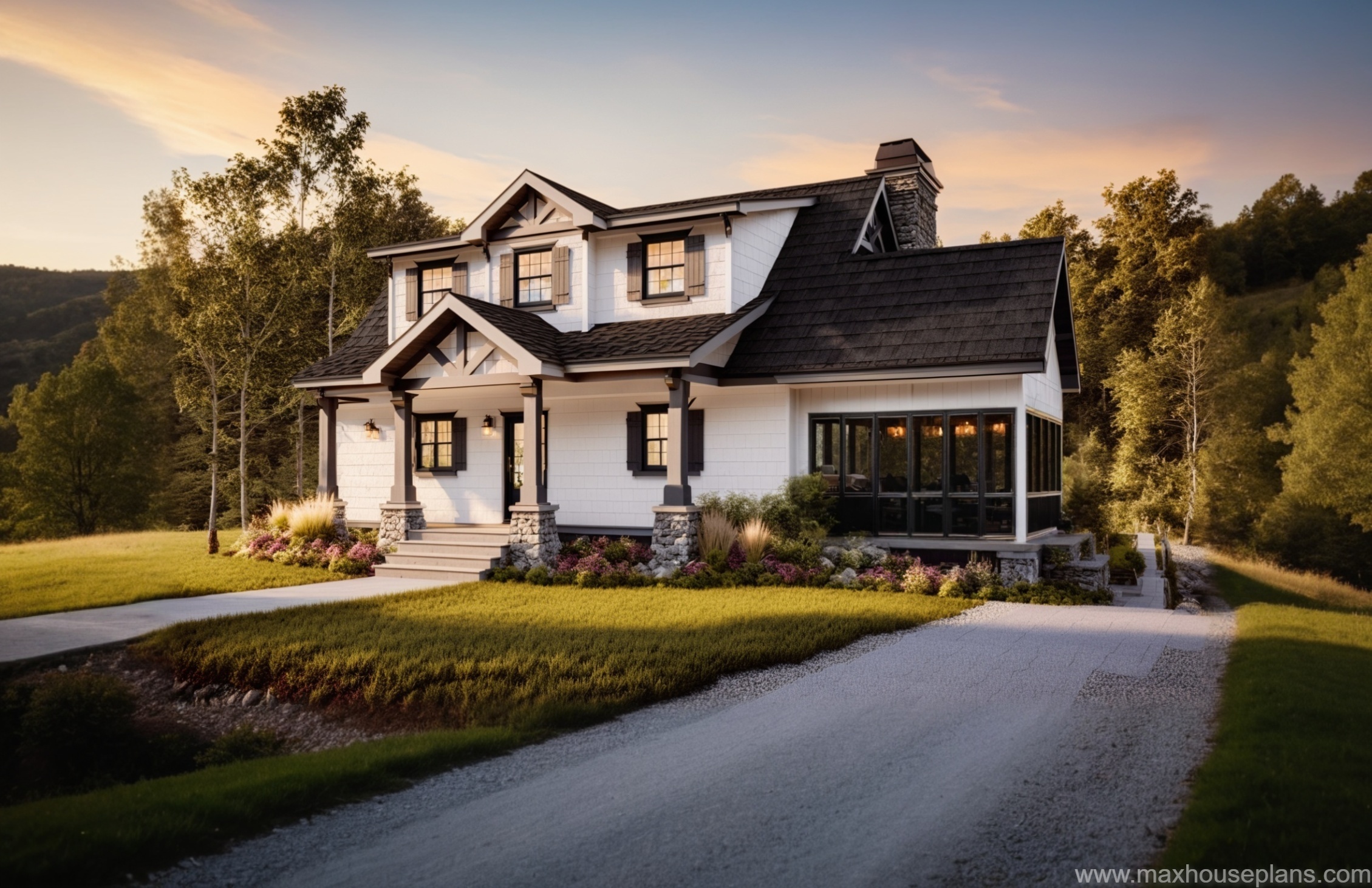 small mountain cottage acadia mountain blueprints